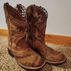 Laredo Distressed Brown Western Boots